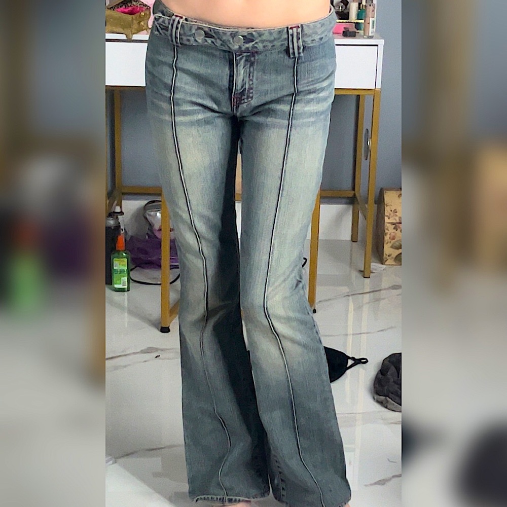 Vintage MISS SIXTY “Kylie” ultra low rise flare jeans